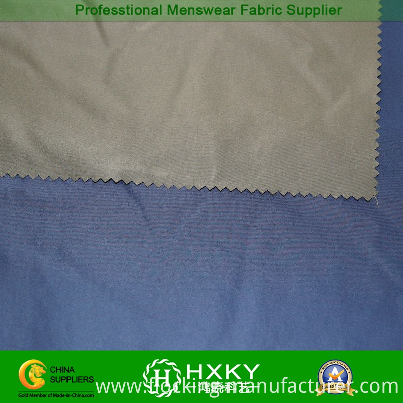 100%Polyester Semi Memory Fabric for Men's Down Jacket